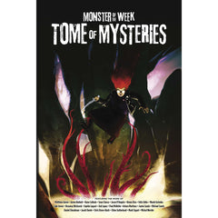 Tabletop scene featuring Evil Hat Tome of Mysteries for a tense hunt night.
