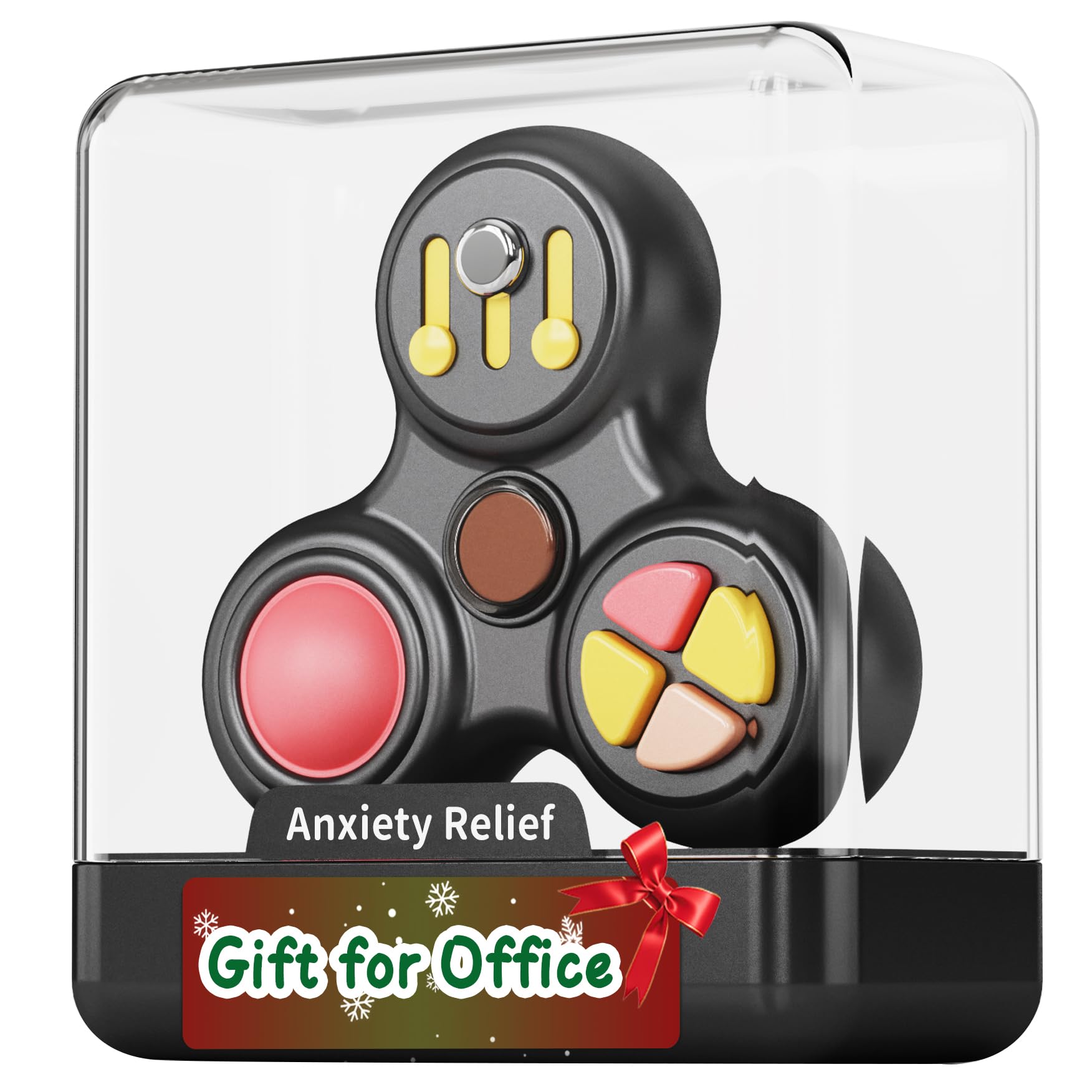 Evnojy Infinite Cube Spin Black compact stress relief for focused work