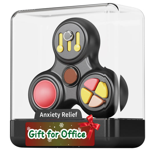 Evnojy Infinite Cube Spin Black compact stress relief for focused work