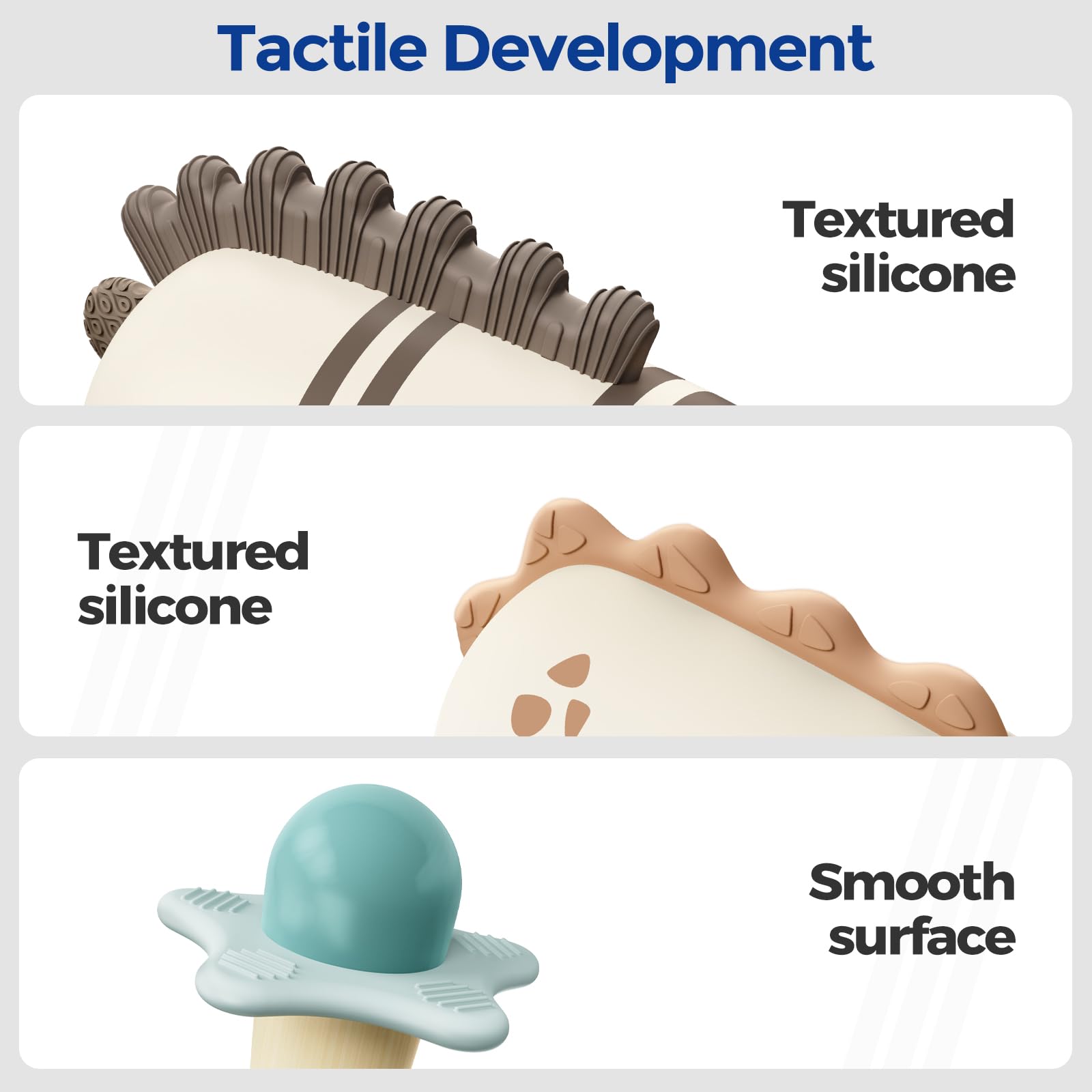 Evoceler travel-friendly rattle set handy in strollers and bags