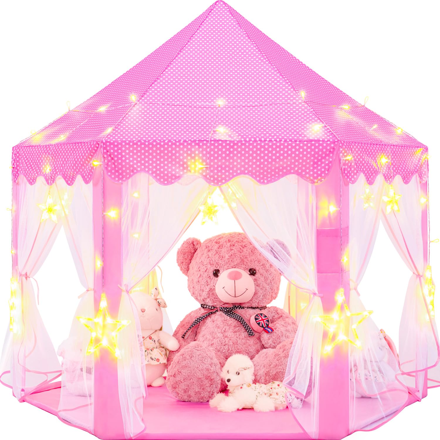 Evoionos Princess Tent castle structure for imaginative play and cozy corners.