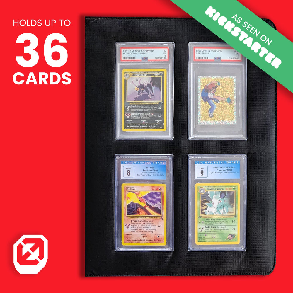 Double-sided layout speeds card organization and access.