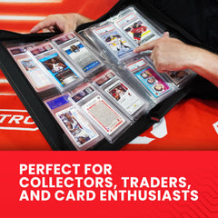 Compact and travel-ready binder fits in bags.