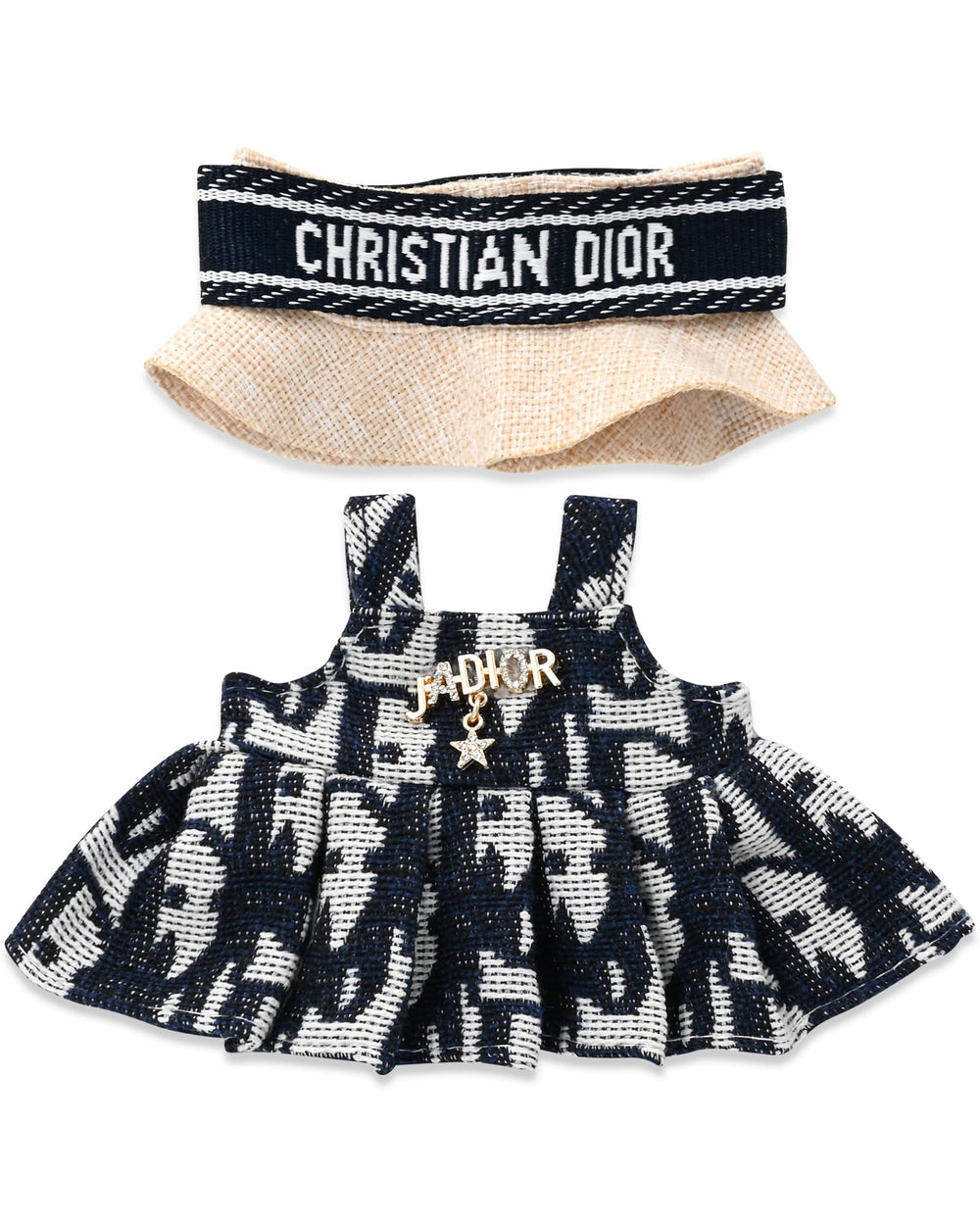 Evowatt doll outfit embroidery detail: adds high-end charm to 17 cm dolls.