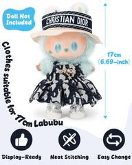 Evowatt Labubu fashion accessory pack: versatile mix for dress-up and display.