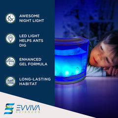 Evviva instructional book accompanying the habitat.