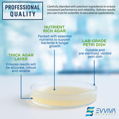 Evviva Sciences thick agar layer ensures consistent results in experiments