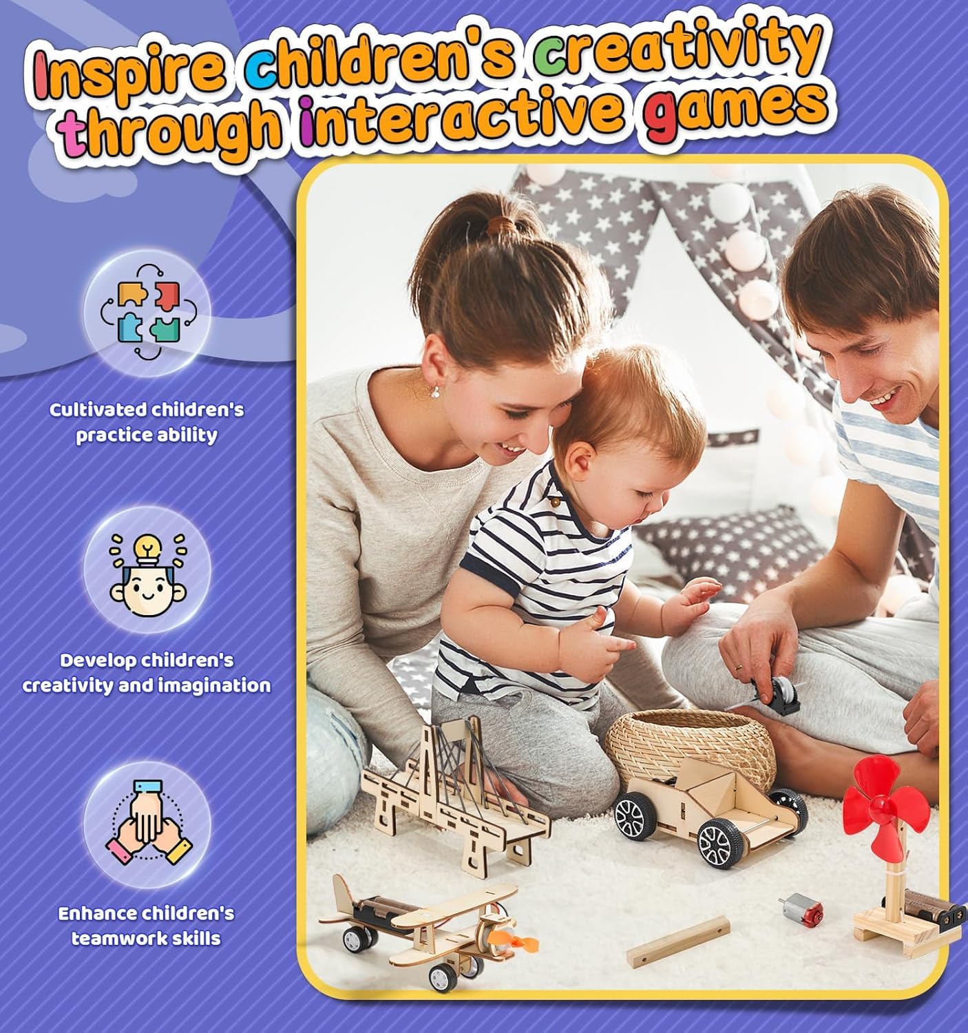 EVXVE Valentines STEM kit bridge—builds problem-solving skills