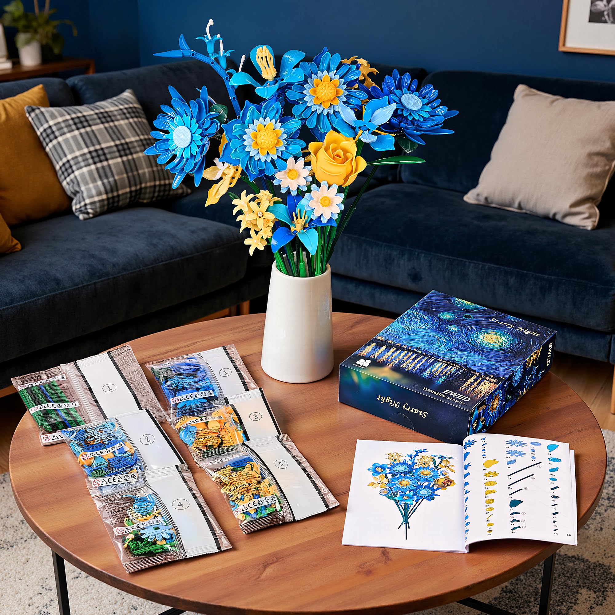 EWED Starry Blooms home-decor setup for timeless beauty