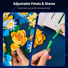 EWED Starry Blooms stem-length options fitting any vase