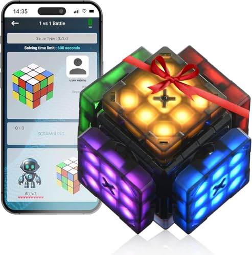 eX-Mars Connect AI Robot Cube learning mode guides you step by step