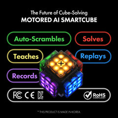 eX-Mars Connect AI Robot Cube auto-scrambles for spontaneous play