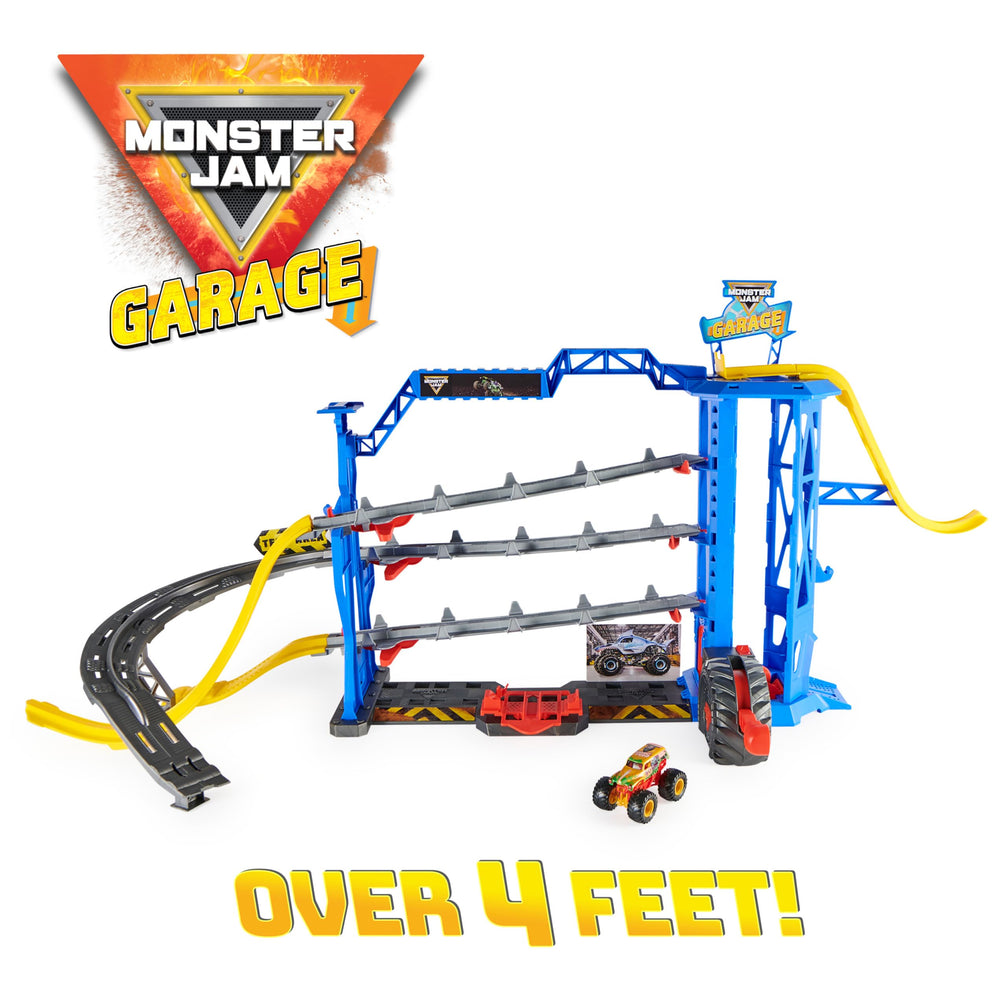 Exclusive Grave Digger 40th Anniversary die-cast truck included.