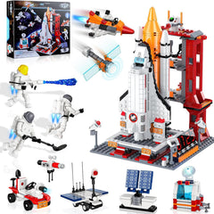 EXCOUP Space Exploration Shuttle main body enables durable, easy assembly.