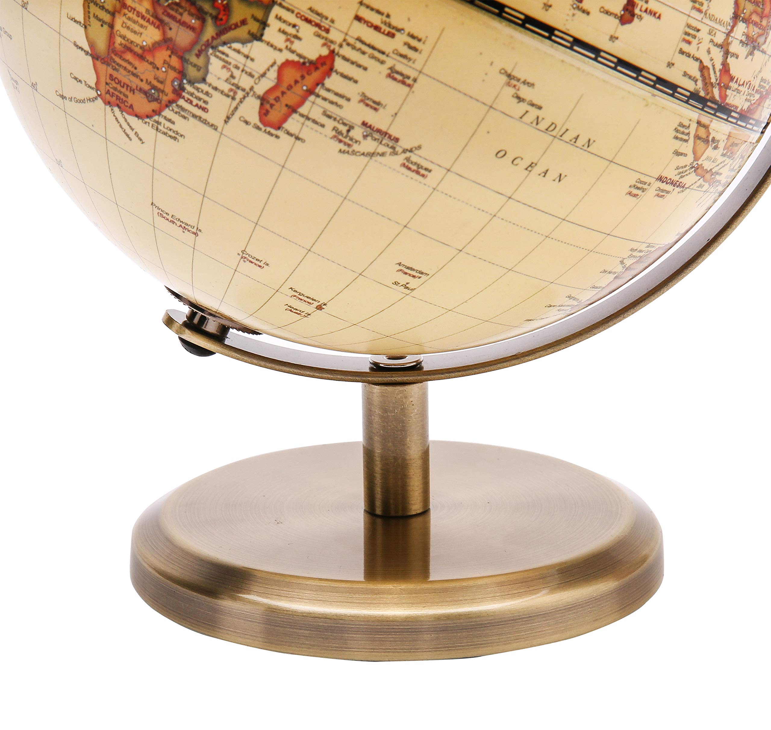 Exerz Antique Globe 5.5-inch desk decor blending knowledge and style