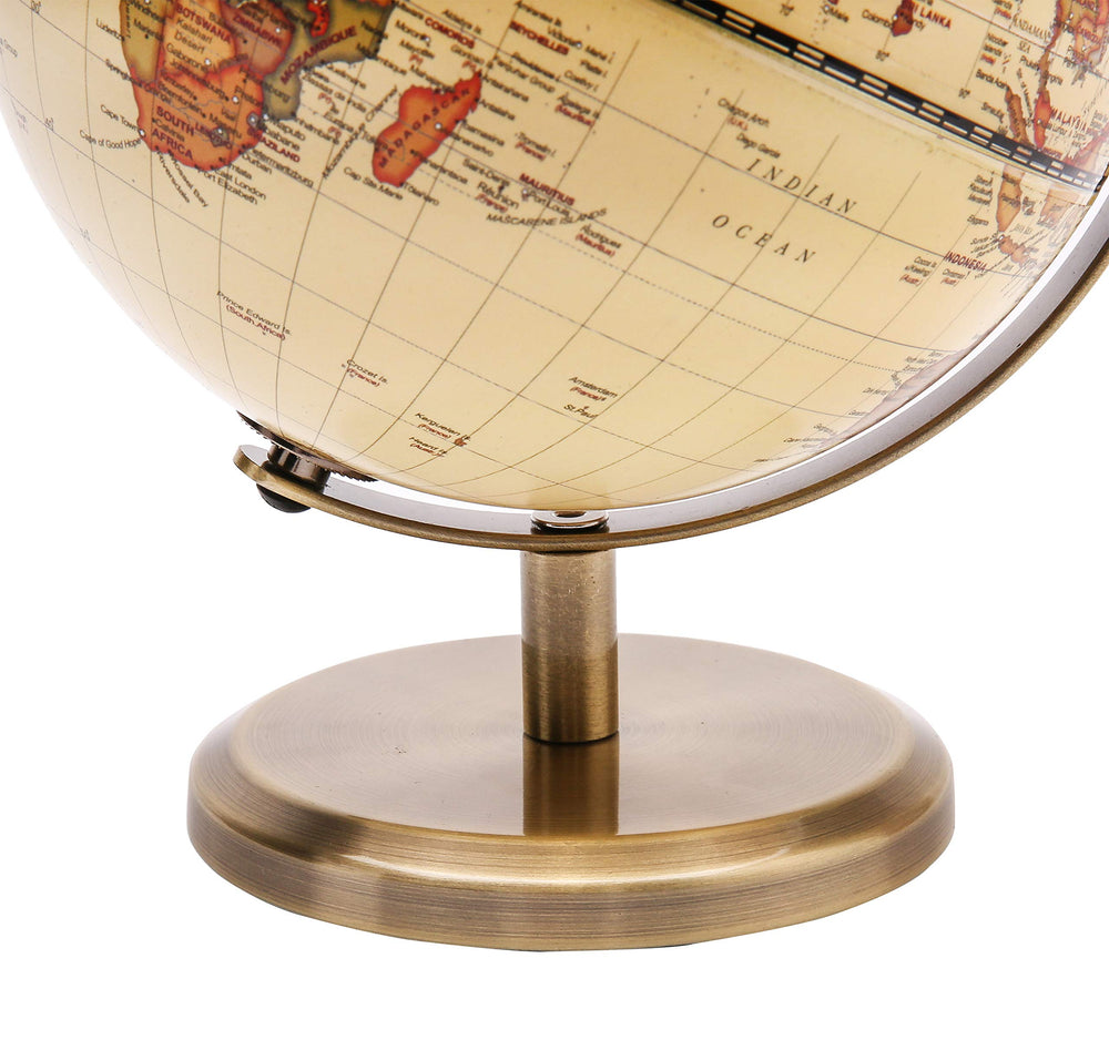 Exerz Antique Globe 5.5-inch desk decor blending knowledge and style
