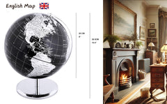 Exerz 8-inch globe highlighting political boundaries for quick learning