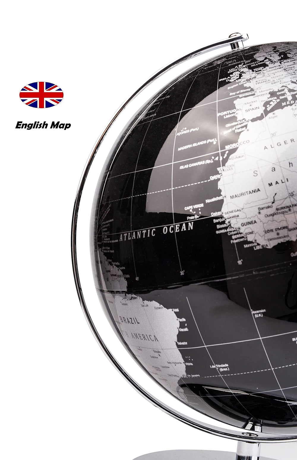 Exerz easy-to-read map design helps students identify regions quickly