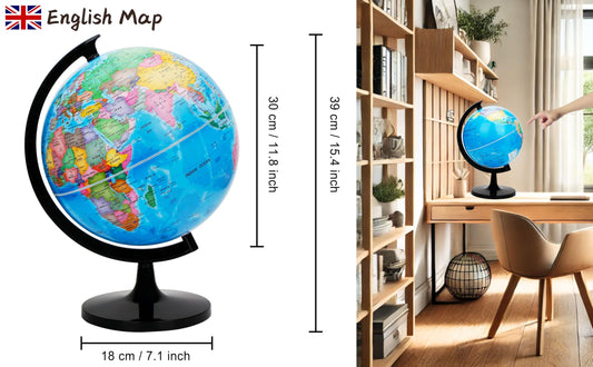Exerz globe with step-by-step guide enabling easy setup.