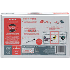 Exploding Kittens A Little Wordy dry erase shields speed clueing.
