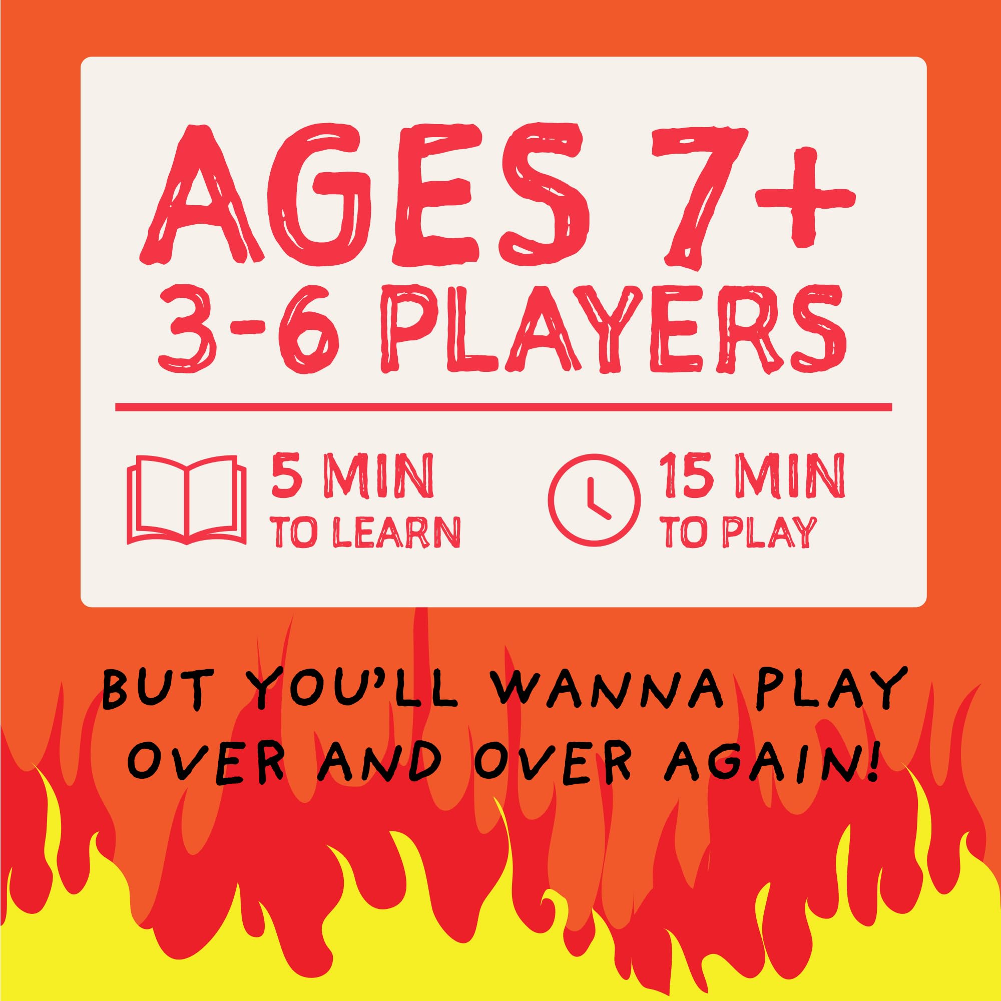 Exploding Kittens Anarchy Pancakes players 2-6 enjoy social, energetic gatherings.