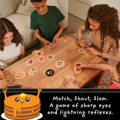 Exploding Kittens Anarchy Pancakes six-topping cards offer variety for quick decisions.