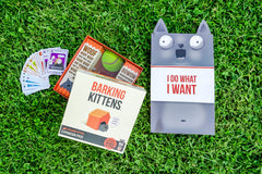 Exploding Kittens Barking Kittens cat crown accessory adds playful flair to gameplay