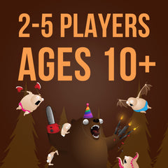 Exploding Kittens Bears vs Babies cloth board enabling quick setup and portability.