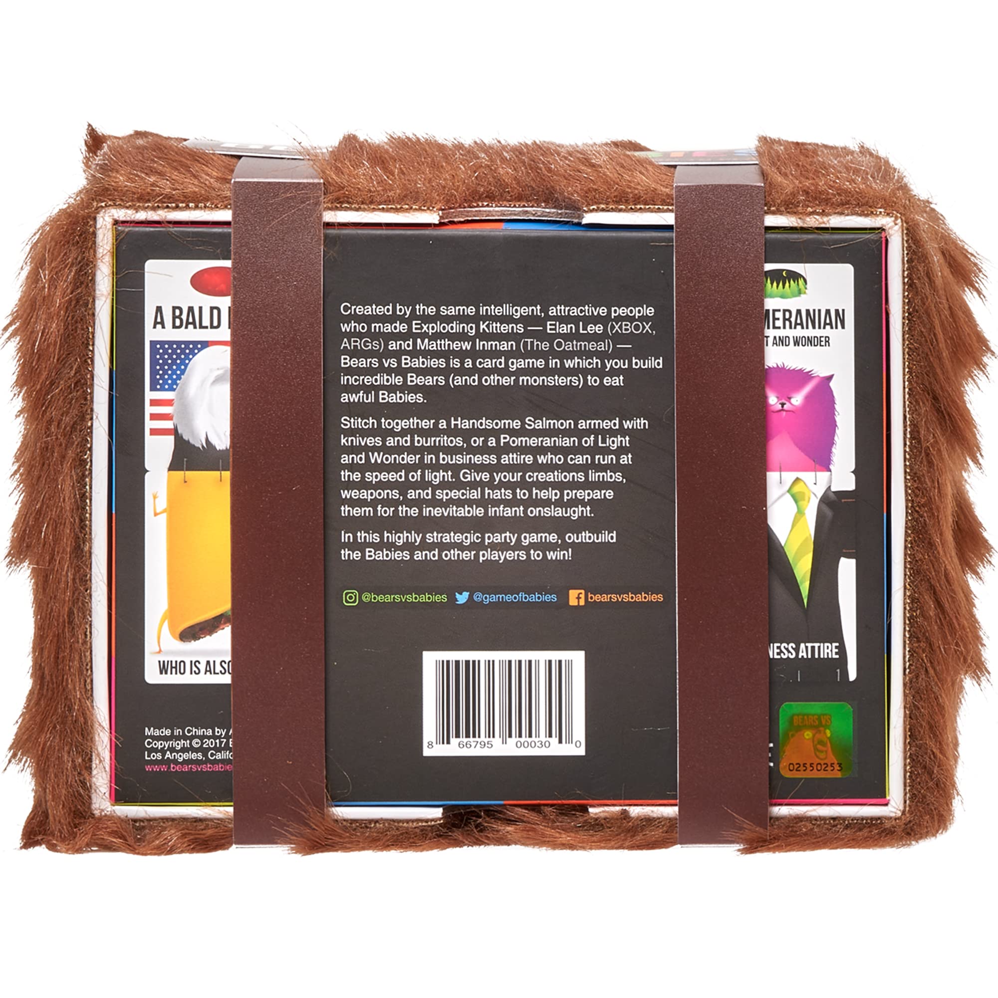 Exploding Kittens Bears vs Babies easy setup ideal for game nights and gatherings.