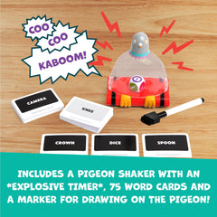 Exploding Pigeon energizes teen game night with quick rounds.