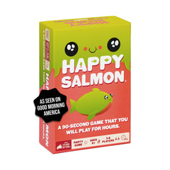 Exploding Kittens Happy Salmon action cards fuel fast, energetic gameplay.