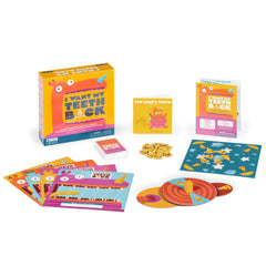 Exploding Kittens I Want My Teeth Back in-play scene with giggles and teamwork.
