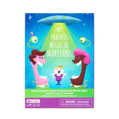 Exploding Kittens My Parents Might Be Martians card set for family play and giggles.
