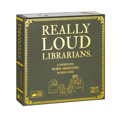 Exploding Kittens Really Loud Librarians board and racing track for fast word play.