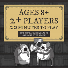 Exploding Kittens Really Loud Librarians two librarian figures enable two-player fun.