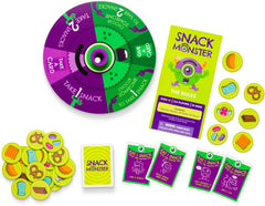 Exploding Kittens Snack Monster ages 4+ card game, approachable for beginners.