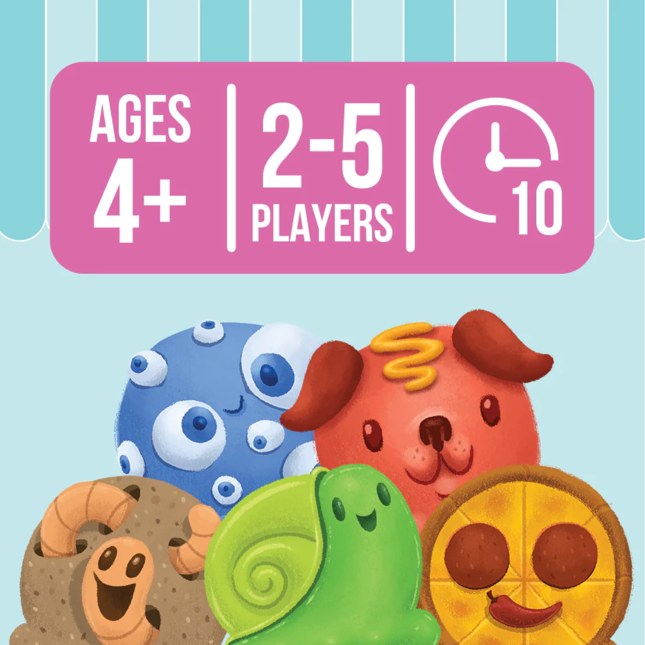 Exploding Kittens 10-minute play time visuals capturing fast-paced family laughter.