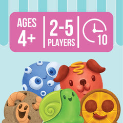 Exploding Kittens 10-minute play time visuals capturing fast-paced family laughter.