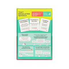 Compact card box from Exploding Kittens keeps 150 questions organized