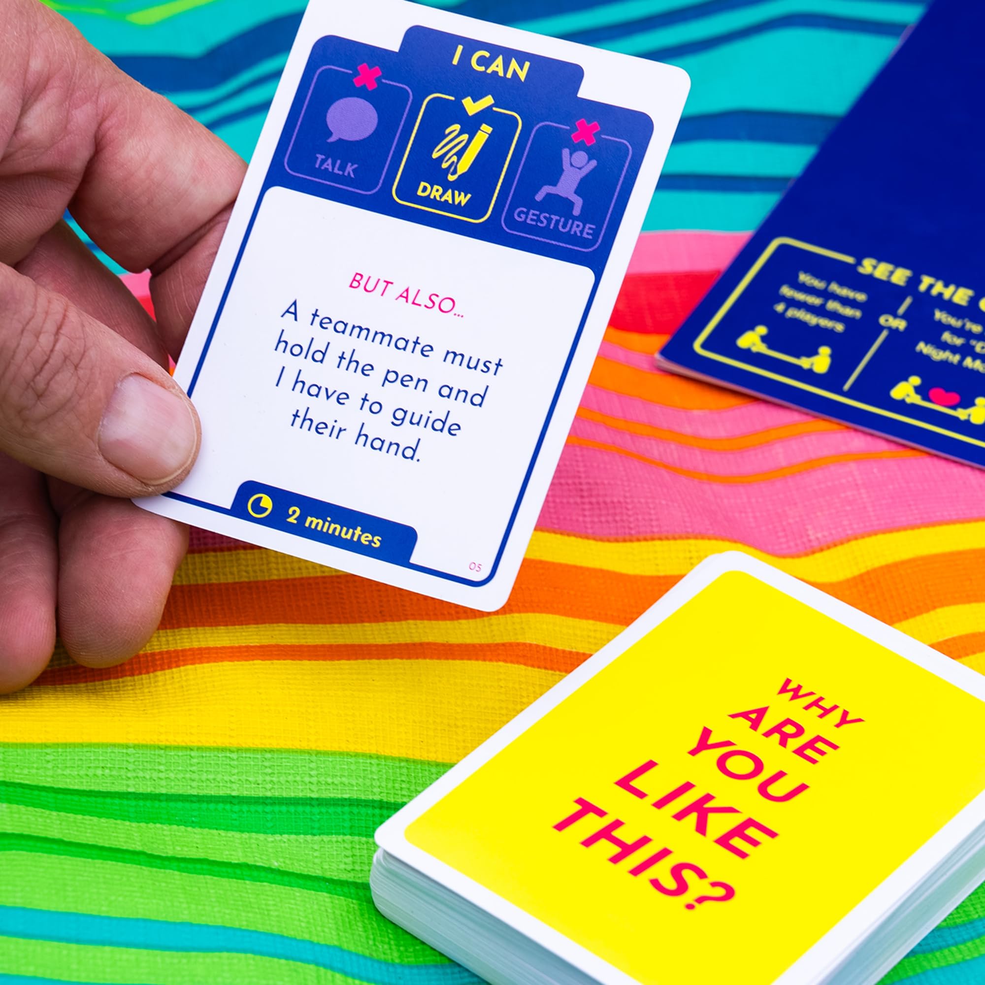 Exploding Kittens Why Are You Like This creative play sparks imagination.