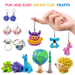 No-mess, easy-clean texture makes crafting with Exptolii clay smoother