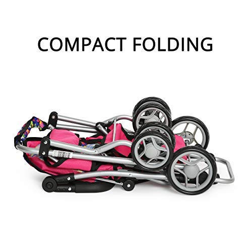 Exquisite Buggy Swivel Wheels provide smooth maneuverability for confident pushing.