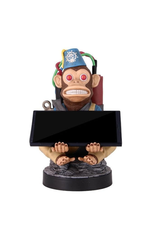 Exquisite Gaming Monkeybomb Cable Guy base detail shows sturdy stability.