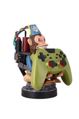Exquisite Gaming Monkeybomb Cable Guy holds your phone securely on desk.