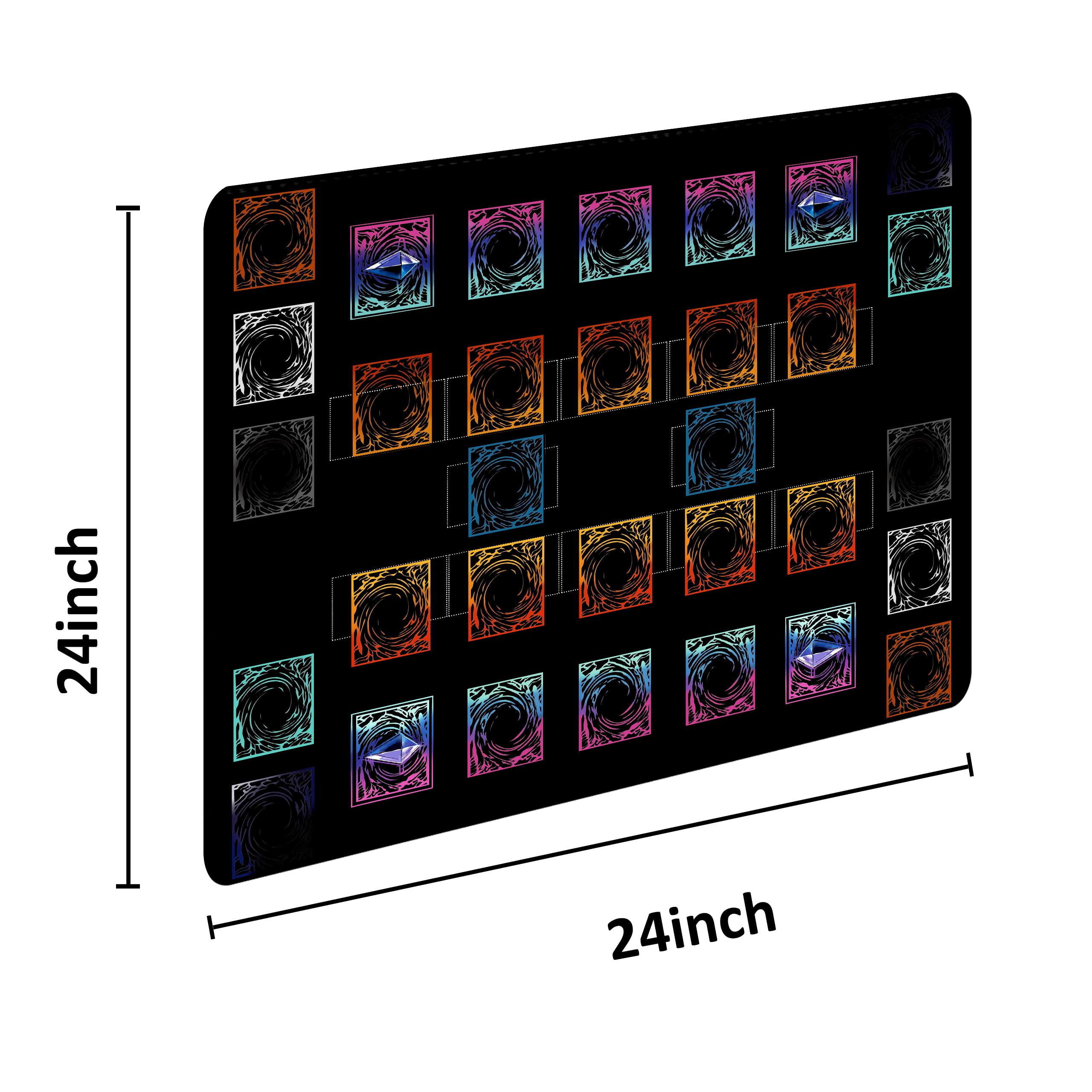 Extalas large 24x24 inch mat provides expansive play area.