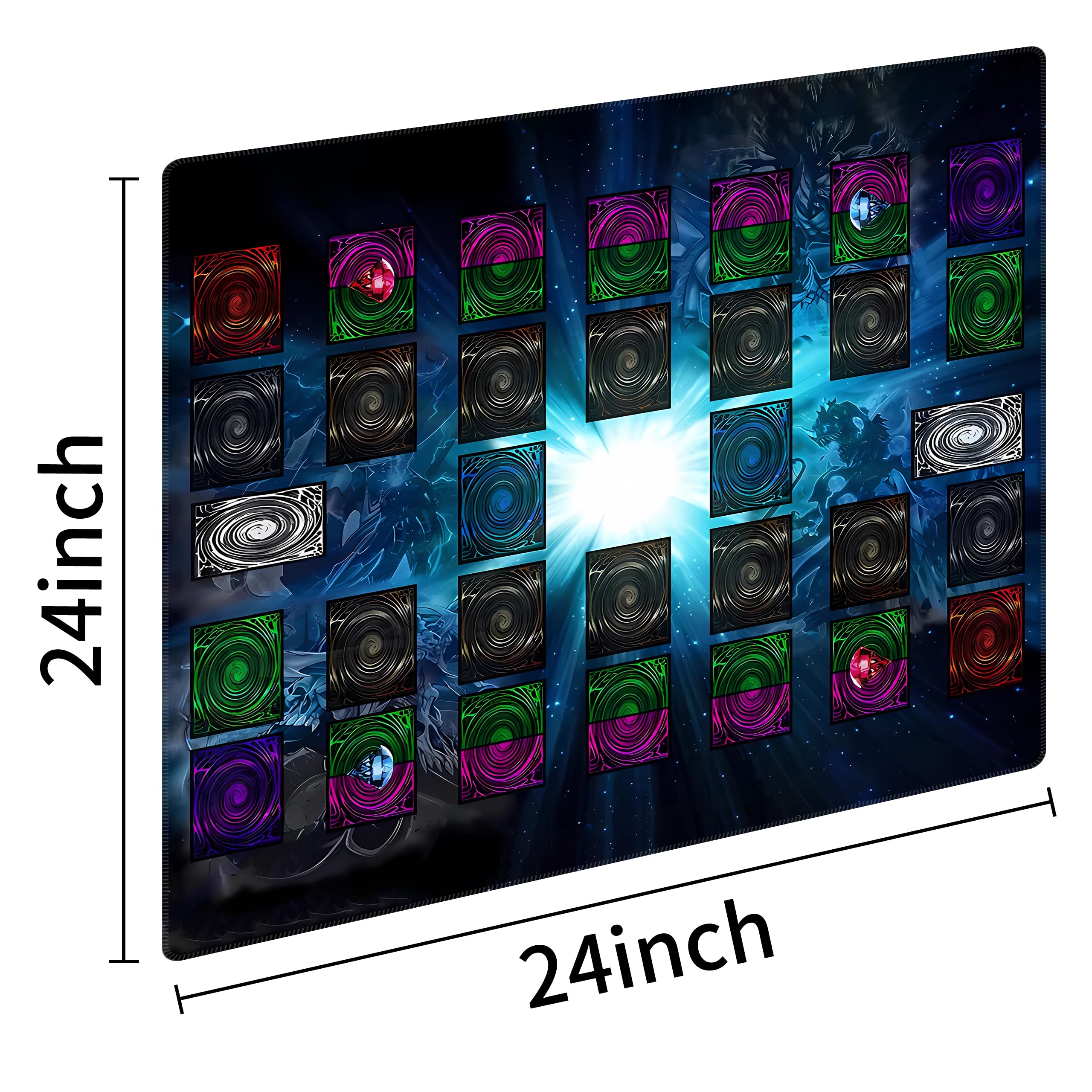 Extalas Master Rule field zones playmat showing clear 2-player duel layout.