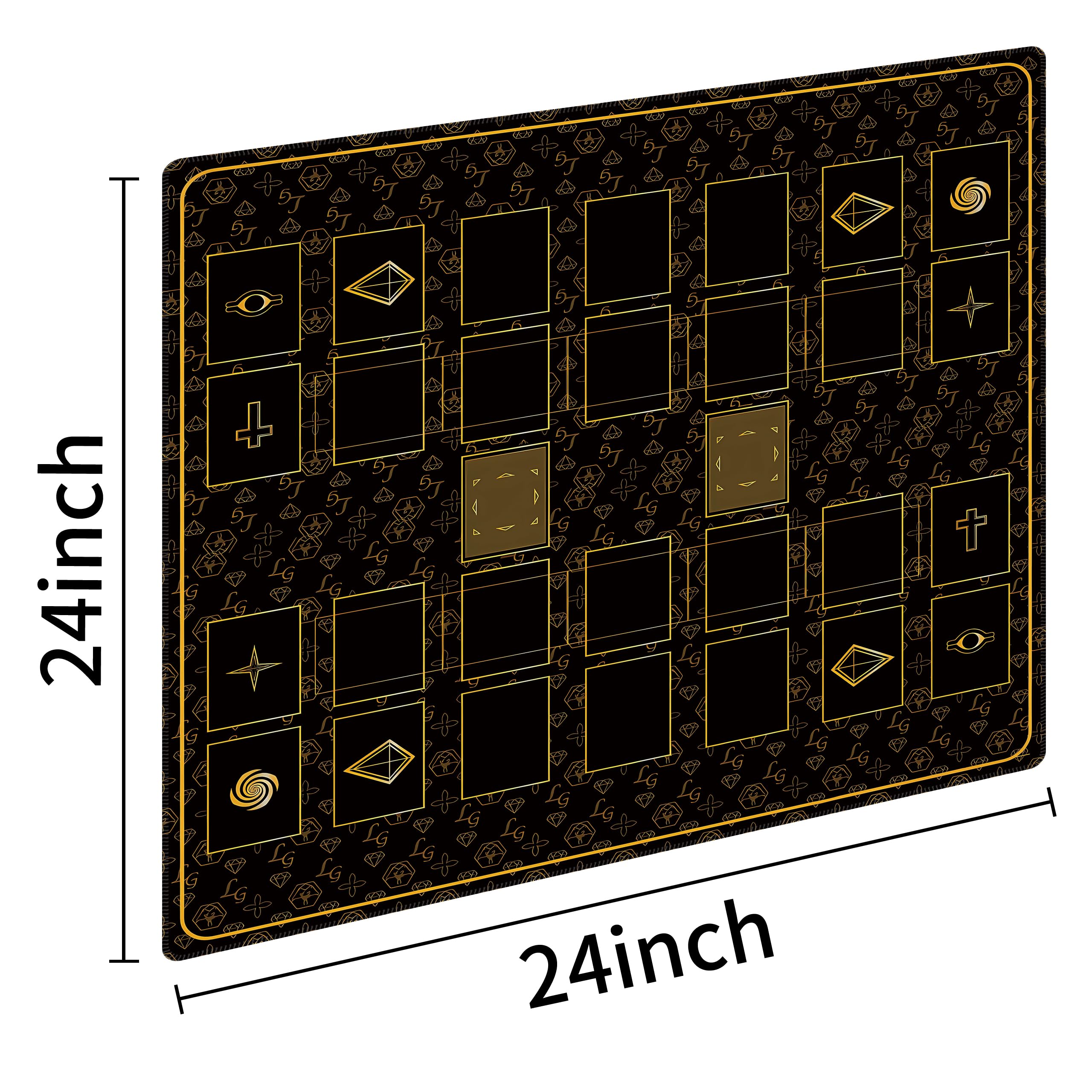 Extalas playmat highlighting Master Rule field zones for organized duels