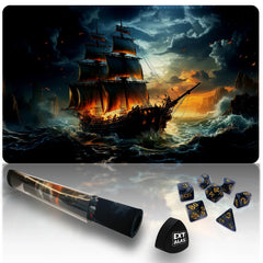 Extalas MTG Playmat 24x14 inch surface ideal for large MTG duels.