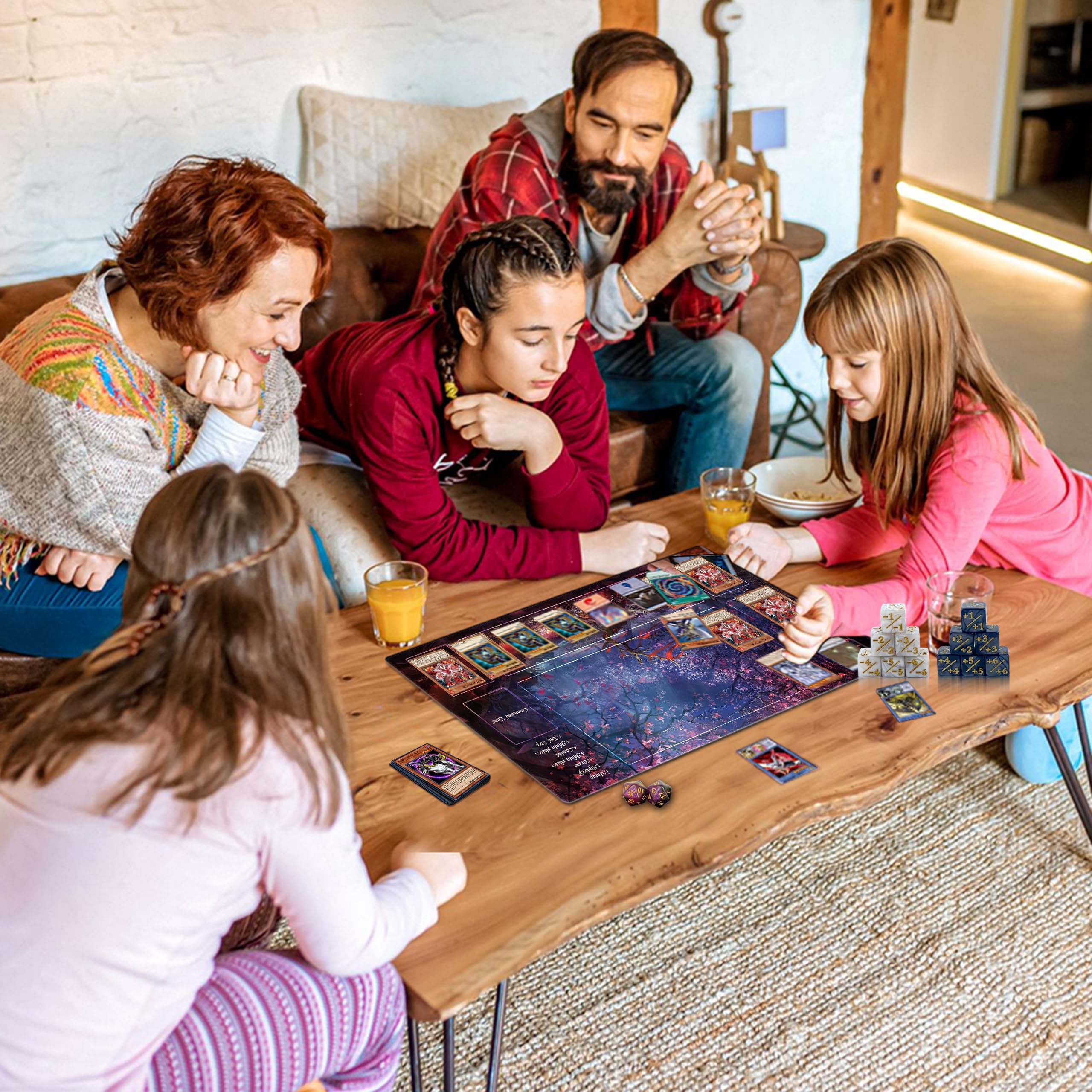 Extalas MTG Playmat edge-locking design on the edges for secure play.