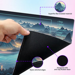 Extalas MTG Playmat non-slip base stabilizes fast rounds